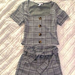 2Pc Blouse & Pants